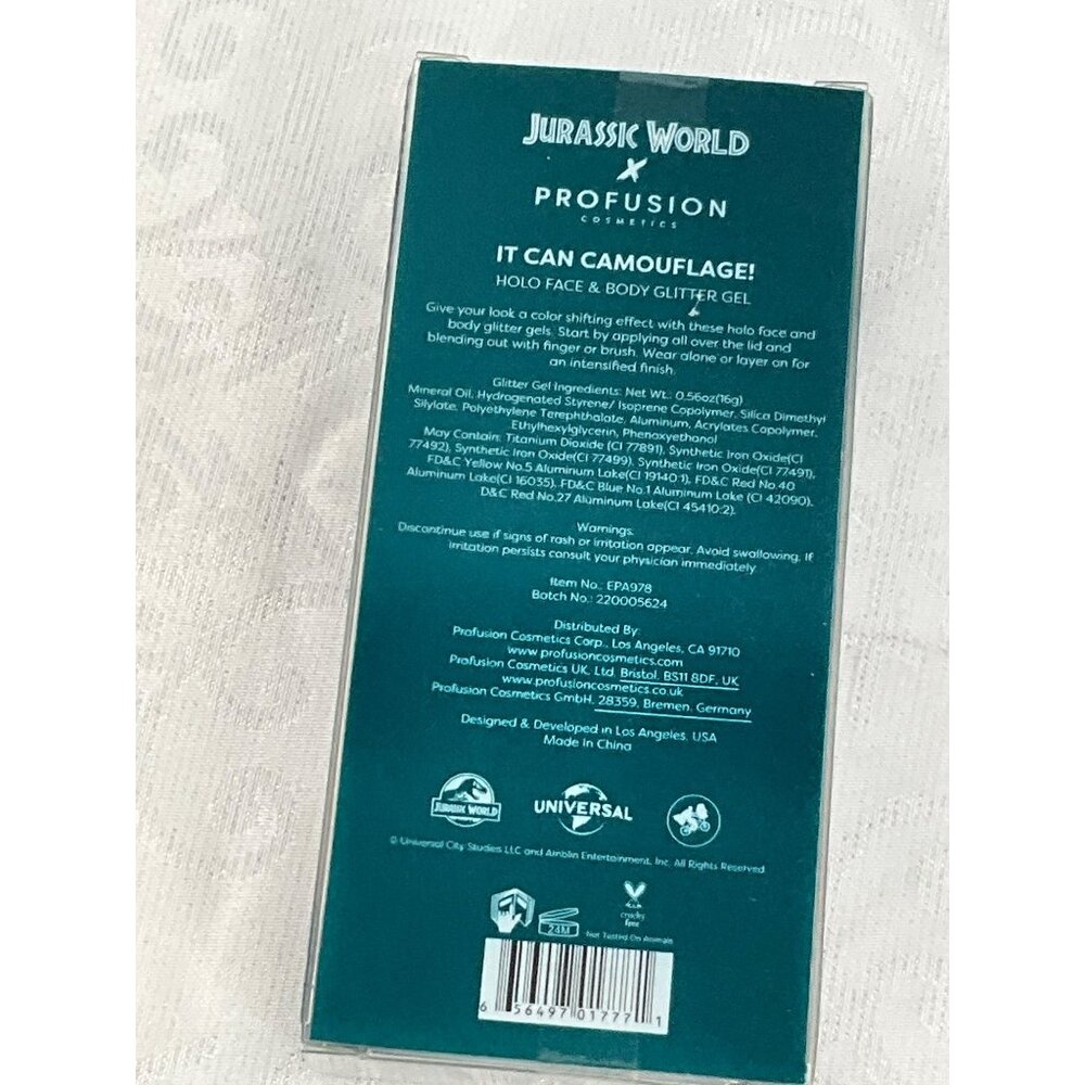 Jurassic World X Profusion Liquid Blush, Glitter Gel & Hyaluronic Setting Mist - Picture 3 of 6